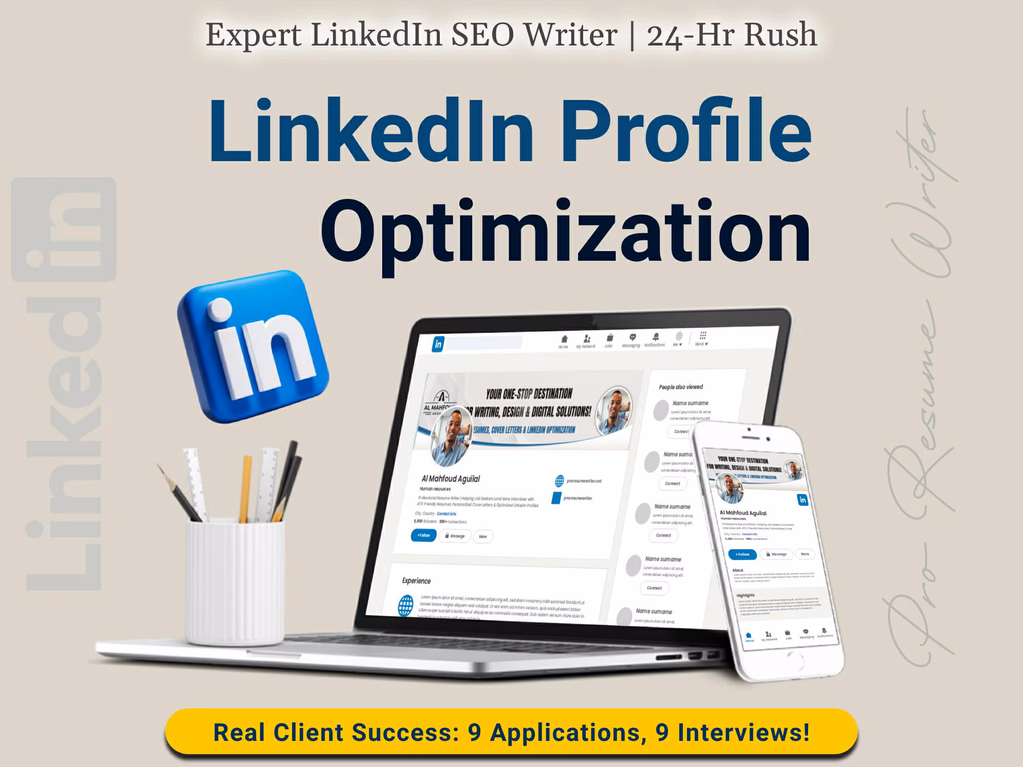 Profile Optimization & Enhancement LinkedIn Profile Building & Writing Services in Illinois 2026