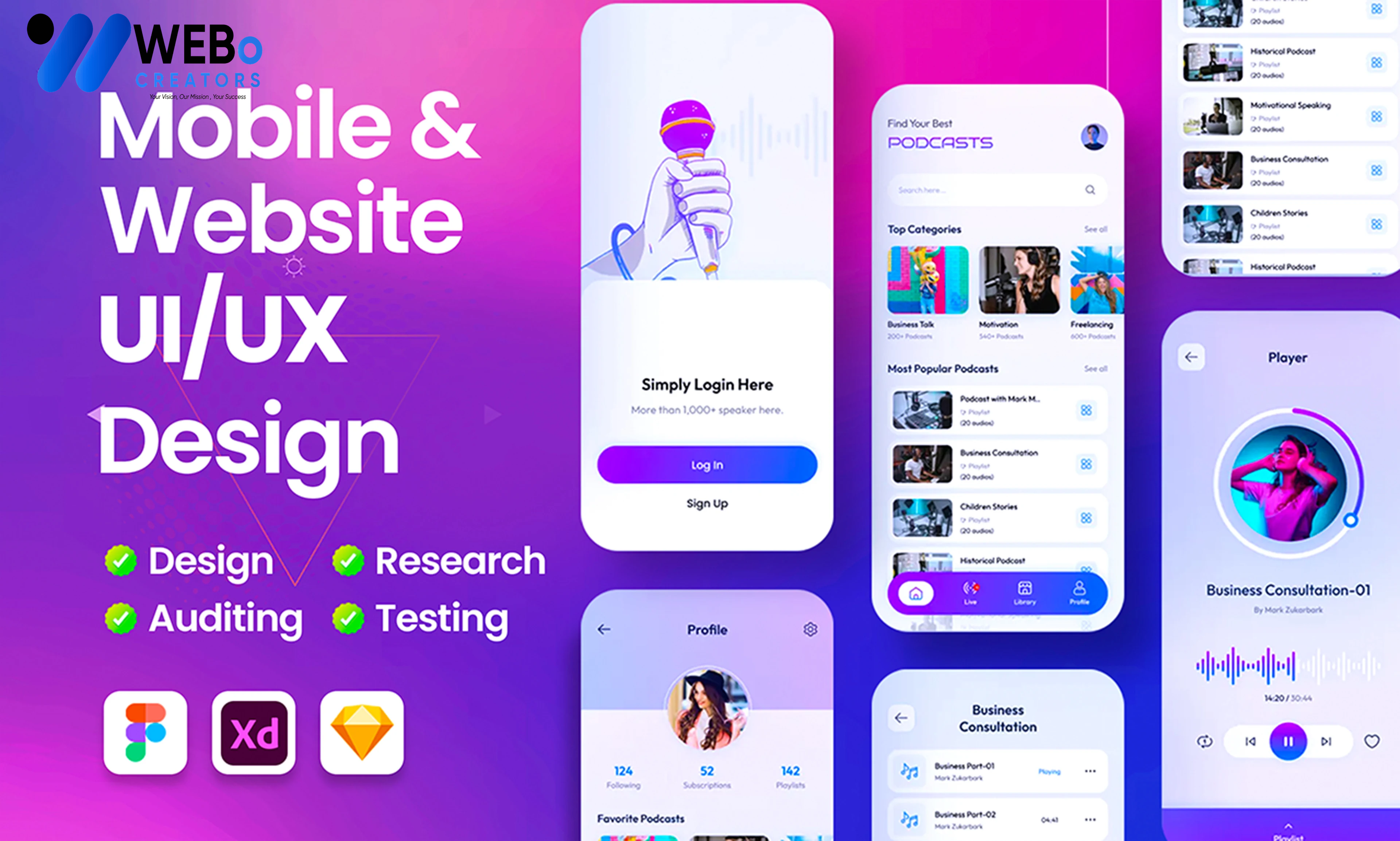 Flutter App UI/UX Design | Beautiful Flutter Interface Design in Illinois